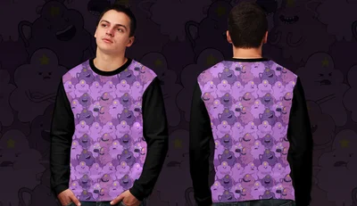 Свитшоты с полной запечаткой: Время приключений - принцесса Пупырка